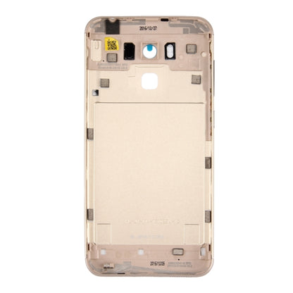 Aluminum Alloy Back Battery Cover for Asus ZenFone 3 Max / ZC553KL (Gold) - Back Cover by PMC Jewellery | Online Shopping South Africa | PMC Jewellery | Buy Now Pay Later Mobicred