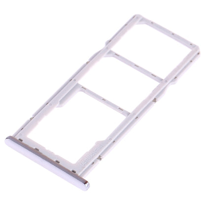 SIM Card Tray + SIM Card Tray + Micro SD Card Tray for Asus ZenFone Max Pro (M2) ZB631KL(Silver) - Card Tray by PMC Jewellery | Online Shopping South Africa | PMC Jewellery | Buy Now Pay Later Mobicred