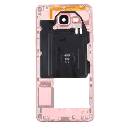 For Galaxy A5 (2016) / A5100 Middle Frame Bezel (Pink) - Frame Bezel Plate by PMC Jewellery | Online Shopping South Africa | PMC Jewellery | Buy Now Pay Later Mobicred