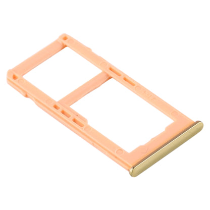 For Samsung Galaxy A60 SIM Card Tray + SIM Card Tray / Micro SD Card Tray (Gold) - Card Socket by PMC Jewellery | Online Shopping South Africa | PMC Jewellery | Buy Now Pay Later Mobicred