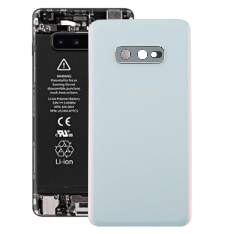 For Galaxy S10e Battery Back Cover with Camera Lens (White) - free shipping - PMc TechLife - Order now!
