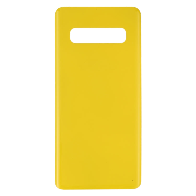 For Galaxy S10 Battery Back Cover (Yellow) - Back Cover by PMC Jewellery | Online Shopping South Africa | PMC Jewellery | Buy Now Pay Later Mobicred