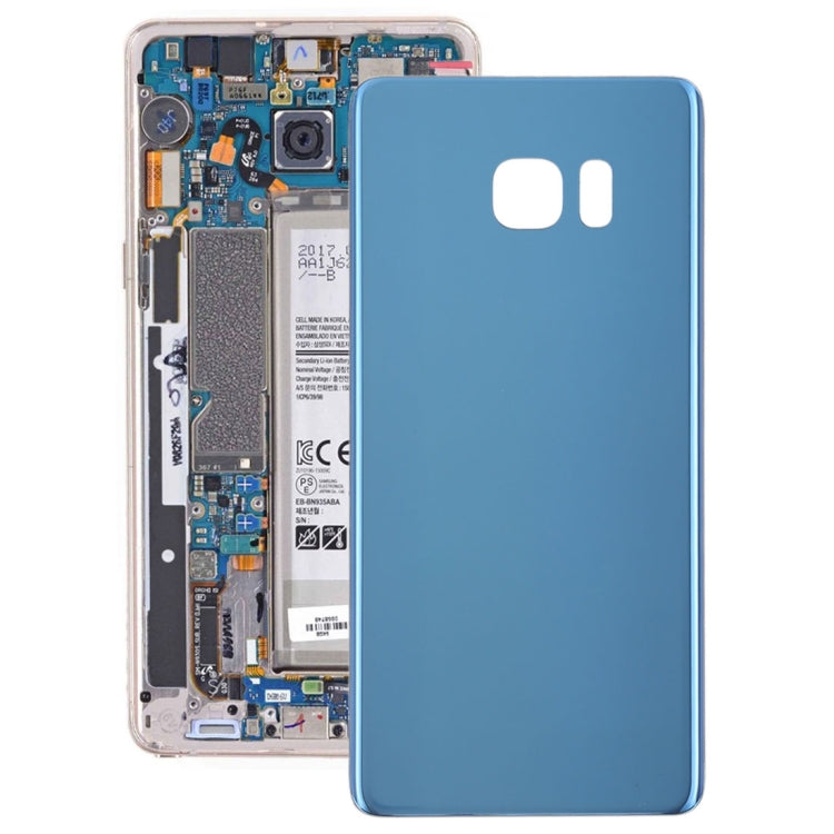 For Galaxy Note FE, N935, N935F/DS, N935S, N935K, N935L Back Battery Cover (Blue) - Back Cover by PMC Jewellery | Online Shopping South Africa | PMC Jewellery | Buy Now Pay Later Mobicred