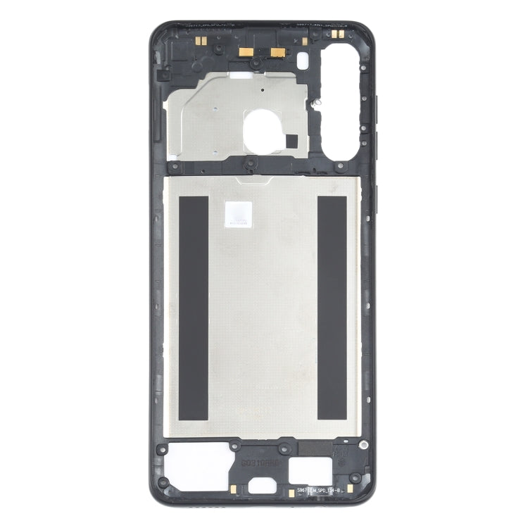 For Samsung Galaxy A21 SM-A215  Middle Frame Bezel Plate (Black) - Frame Bezel Plate by PMC Jewellery | Online Shopping South Africa | PMC Jewellery | Buy Now Pay Later Mobicred