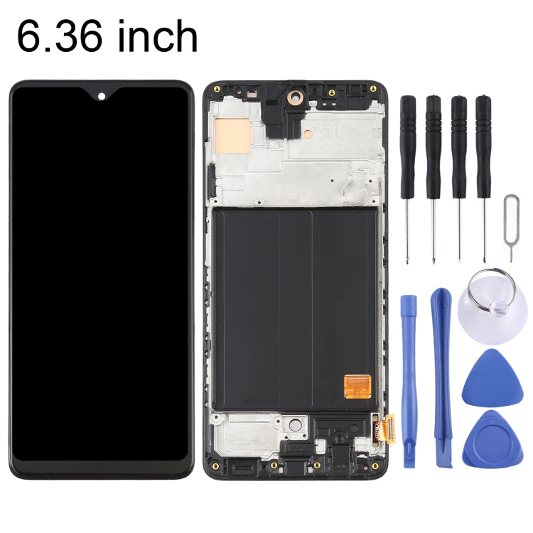 OLED LCD Screen for Samsung Galaxy A51 4G SM-A515(6.36 inch) Digitizer Full Assembly with Frame (Black) - free shipping - PMc TechLife - Order now!