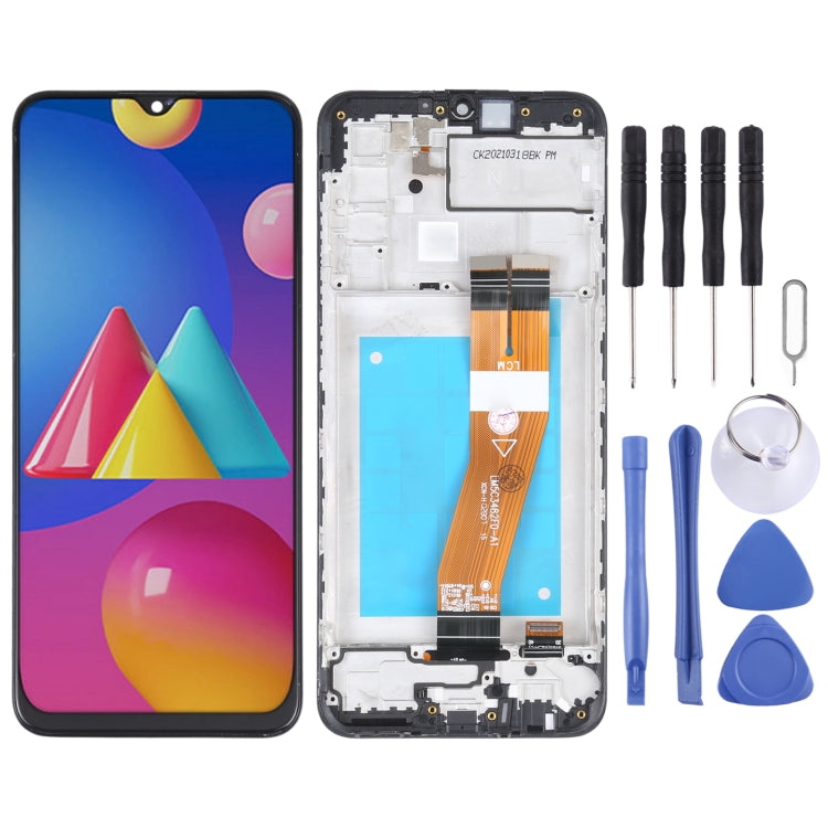 TFT Material LCD Screen and Digitizer Full Assembly With Frame for Samsung Galaxy M02s(Black) - free shipping - PMc TechLife - Order now!