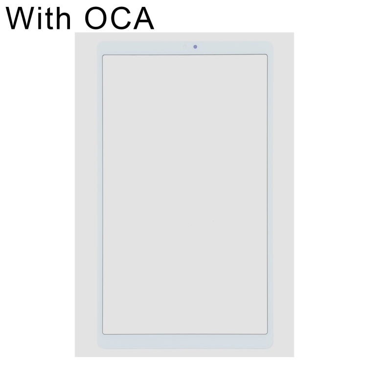 For Samsung Galaxy Tab A7 Lite SM-T220 Wifi  Front Screen Outer Glass Lens with OCA Optically Clear Adhesive (White) - free shipping - PMc TechLife - Order now!
