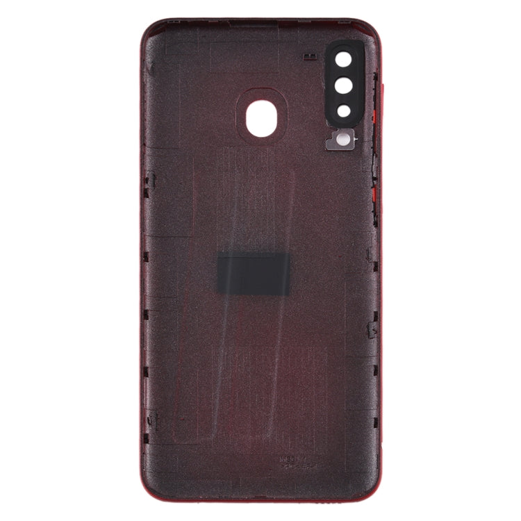 For Galaxy M30 SM-M305F/DS, SM-M305FN/DS, SM-M305G/DS Battery Back Cover (Red) - Back Cover by PMC Jewellery | Online Shopping South Africa | PMC Jewellery | Buy Now Pay Later Mobicred