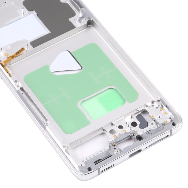 For Samsung Galaxy S21 Ultra 5G SM-G998B Middle Frame Bezel Plate (Silver) - free shipping - PMc TechLife - Order now!