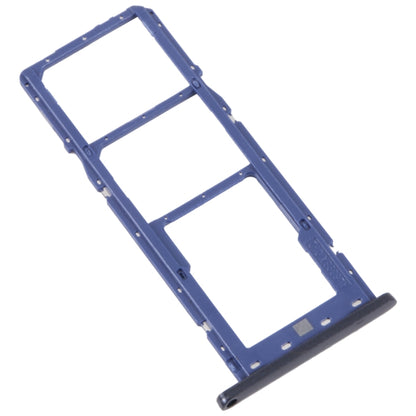 For Samsung Galaxy M04 SM-M045F Original SIM Card Tray + SIM Card Tray + Micro SD Card Tray (Blue) - Card Socket by PMC Jewellery | Online Shopping South Africa | PMC Jewellery