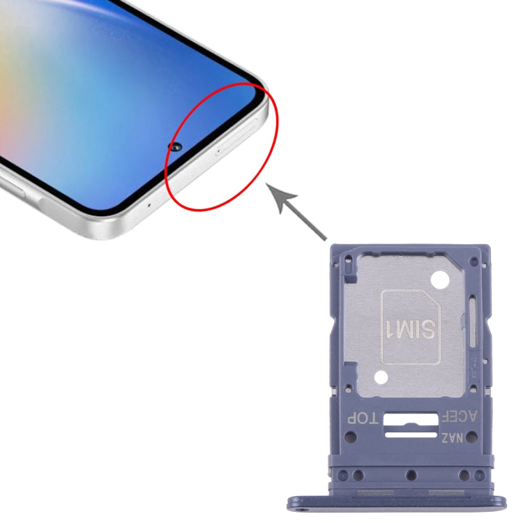 For Samsung Galaxy A35 SM-A356B Original SIM Card Tray + SIM / Micro SD Card Tray (Black) - free shipping - PMc TechLife - Order now!