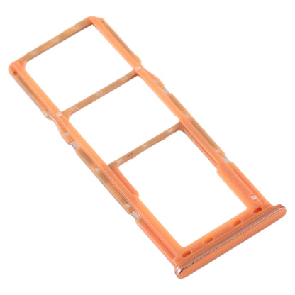 For Galaxy A70 SIM Card Tray + SIM Card Tray + Micro SD Card Tray (Orange) - Card Socket by PMC Jewellery | Online Shopping South Africa | PMC Jewellery | Buy Now Pay Later Mobicred