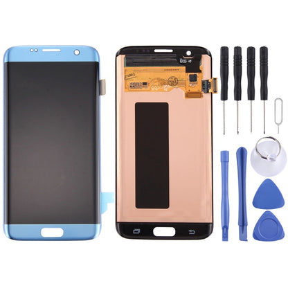 Original LCD Display + Touch Panel for Galaxy S7 Edge / G9350 / G935F / G935A / G935V(Blue) - Galaxy S Series Parts by PMC Jewellery | Online Shopping South Africa | PMC Jewellery | Buy Now Pay Later Mobicred