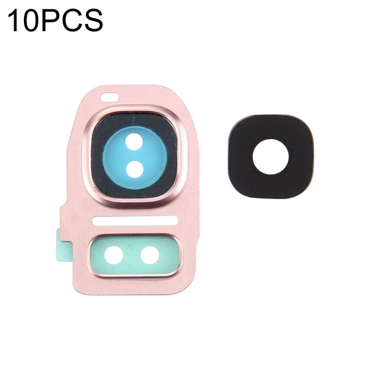 For Galaxy S7 Edge / G935 10pcs Camera Lens Covers (Rose Gold) - Camera by PMC Jewellery | Online Shopping South Africa | PMC Jewellery | Buy Now Pay Later Mobicred