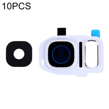 For Galaxy S7 Edge / G935 10pcs Camera Lens Covers (White) - Camera by PMC Jewellery | Online Shopping South Africa | PMC Jewellery | Buy Now Pay Later Mobicred