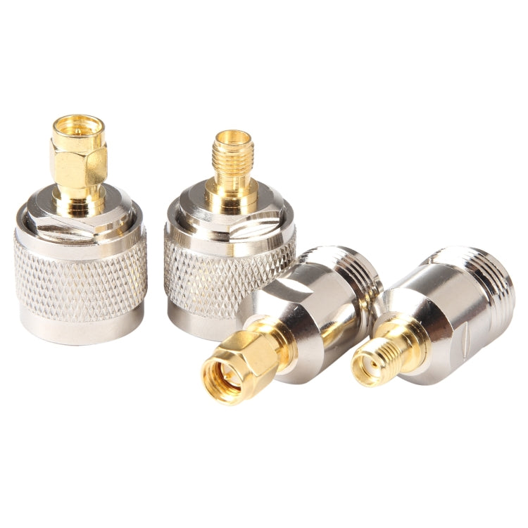 4 in 1 SMA To N RF Coaxial Connector Adapter - Cable & Adapter by PMC TechLife | Online Shopping South Africa | PMC TechLife