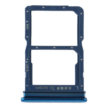 SIM Card Tray + NM Card Tray for Huawei Y8p (Blue) - Card Socket by PMC Jewellery | Online Shopping South Africa | PMC Jewellery