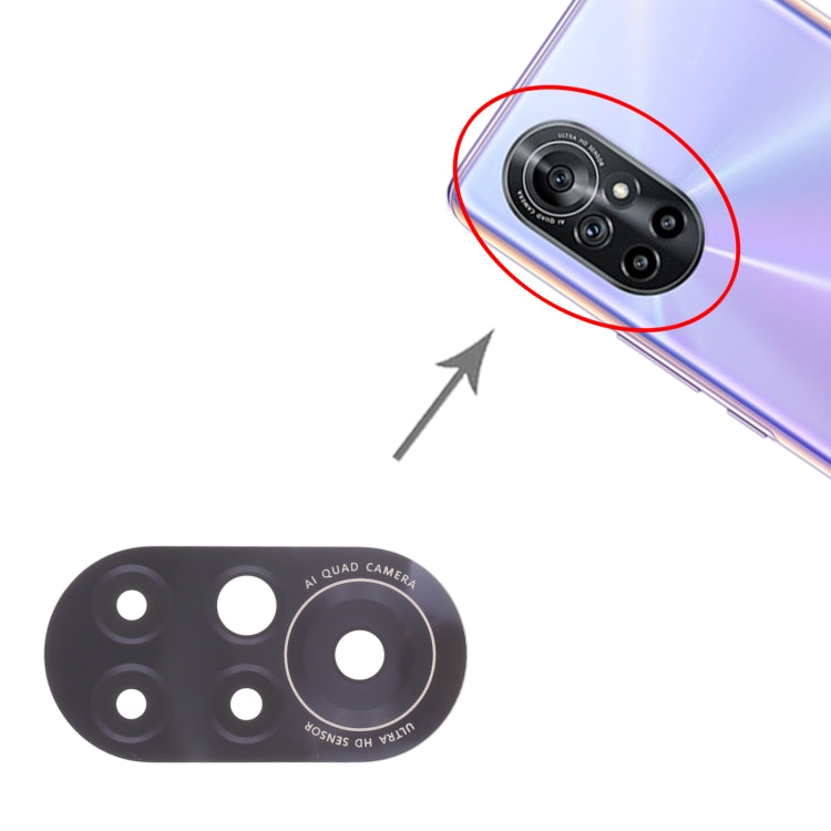 For Huawei Nova 8 5G 10pcs Back Camera Lens - Camera by PMC Jewellery | Online Shopping South Africa | PMC Jewellery | Buy Now Pay Later Mobicred