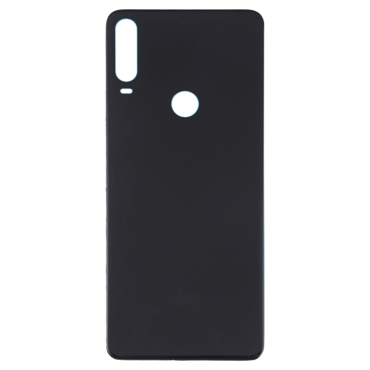 For Alcatel 3x (2019) 5048 5048U 5048Y Glass Battery Back Cover  (Black) - Back Cover by PMC Jewellery | Online Shopping South Africa | PMC Jewellery | Buy Now Pay Later Mobicred