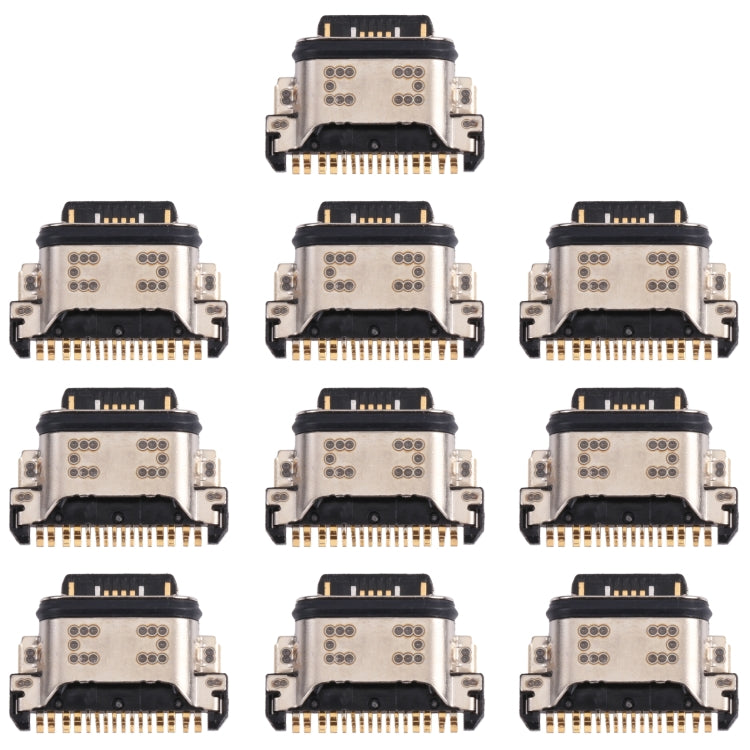 For vivo NEX 3 / NEX 3 5G V1923A, V1923T, 1908_19, 1912,V1924A, V1924T, 1913 10pcs Charging Port Connector - Single Tail Connector by PMC Jewellery | Online Shopping South Africa | PMC Jewellery | Buy Now Pay Later Mobicred