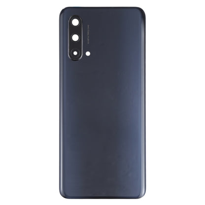 For OnePlus Nord CE 5G Battery Back Cover with Camera Lens Cover (Black) - Back Cover by PMC Jewellery | Online Shopping South Africa | PMC Jewellery | Buy Now Pay Later Mobicred