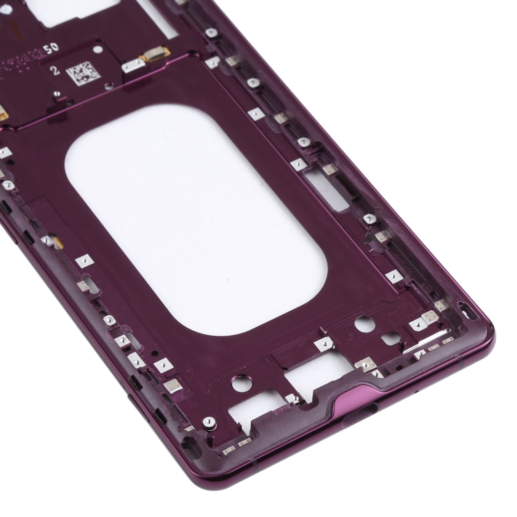 Middle Frame Bezel Plate for Sony Xperia XZ3(Purple) - Frame Bezel Plate by PMC Jewellery | Online Shopping South Africa | PMC Jewellery | Buy Now Pay Later Mobicred