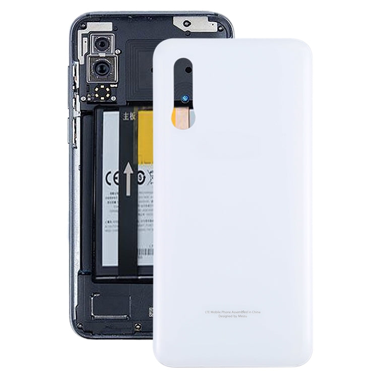 For Meizu 16s Pro Battery Back Cover (White) - Back Cover by PMC Jewellery | Online Shopping South Africa | PMC Jewellery | Buy Now Pay Later Mobicred