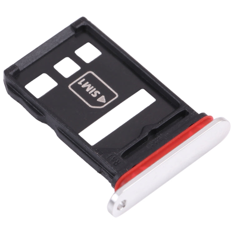 NM Card Tray + SIM Card Tray for Huawei Mate 40E 4G (Silver) - Card Socket by PMc TechLife | Online Shopping South Africa | PMc TechLife | Buy Now Pay Later Mobicred