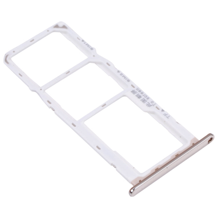 SIM Card Tray + SIM Card Tray + Micro SD Card Tray for Huawei Y6 (2018) (Silver) - Card Socket by PMc TechLife | Online Shopping South Africa | PMc TechLife | Buy Now Pay Later Mobicred