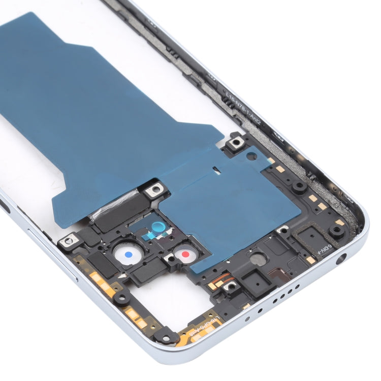 For Xiaomi Redmi Note 11T Pro / Note 11T Pro+ / Poco X4 GT Middle Frame Bezel Plate (Silver) - Frame Bezel Plate by PMC TechLife | Online Shopping South Africa | PMC TechLife