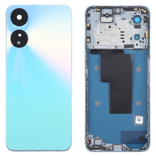 For OPPO A78 Original Battery Back Cover with Middle Frame(Blue) - Back Cover by PMC Jewellery | Online Shopping South Africa | PMC Jewellery