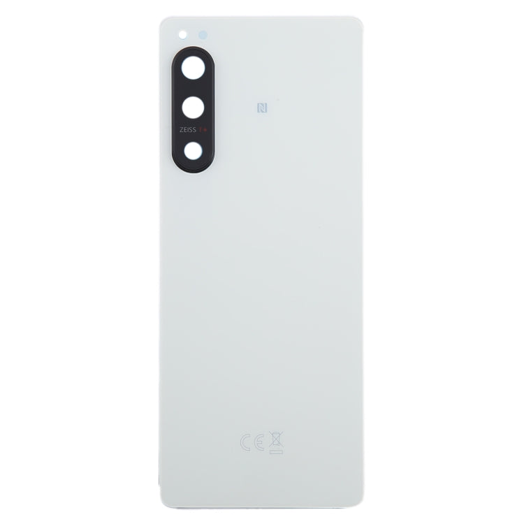 For Sony Xperia 5 IV Original Battery Back Cover with Camera Lens Cover(White) - Back Cover by PMC TechLife | Online Shopping South Africa | PMC TechLife