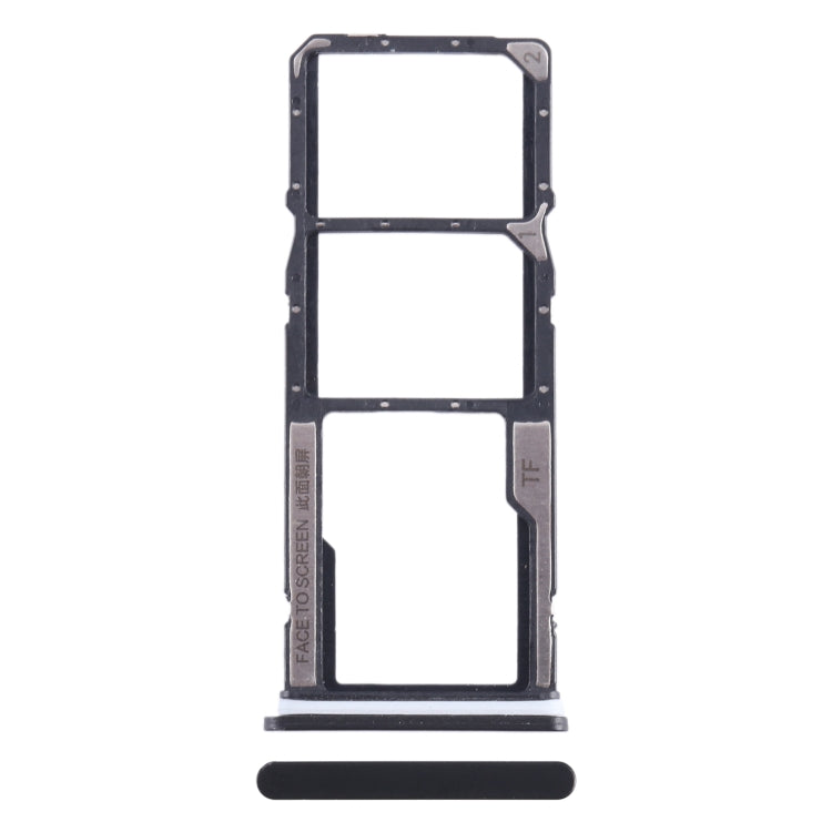 For Xiaomi Redmi A2 SIM Card Tray + SIM Card Tray + Micro SD Card Tray (Black) - Card Tray by PMC TechLife | Online Shopping South Africa | PMC TechLife