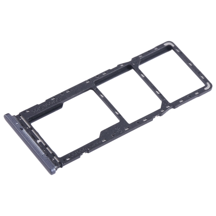 For Tecno Spark 7T SIM Card Tray + SIM Card Tray + Micro SD Card Tray (Black) - Card Tray by PMC TechLife | Online Shopping South Africa | PMC TechLife