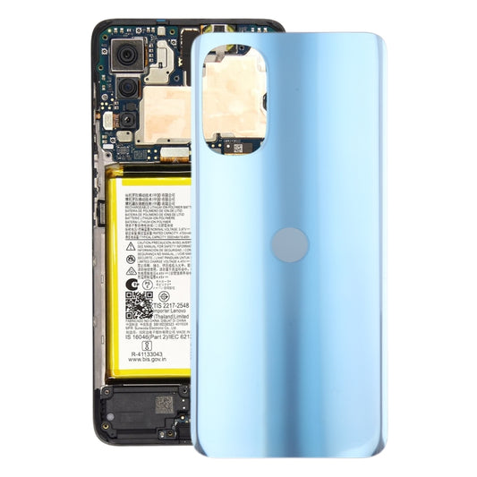 For Motorola Moto G52 Original Battery Back Cover(Blue) - Back Cover by PMC Jewellery | Online Shopping South Africa | PMC Jewellery