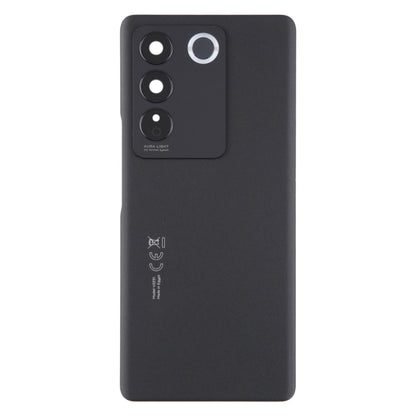 For vivo V27 Original Battery Back Cover with Camera Lens Cover(Black) - Back Cover by PMC Jewellery | Online Shopping South Africa | PMC Jewellery