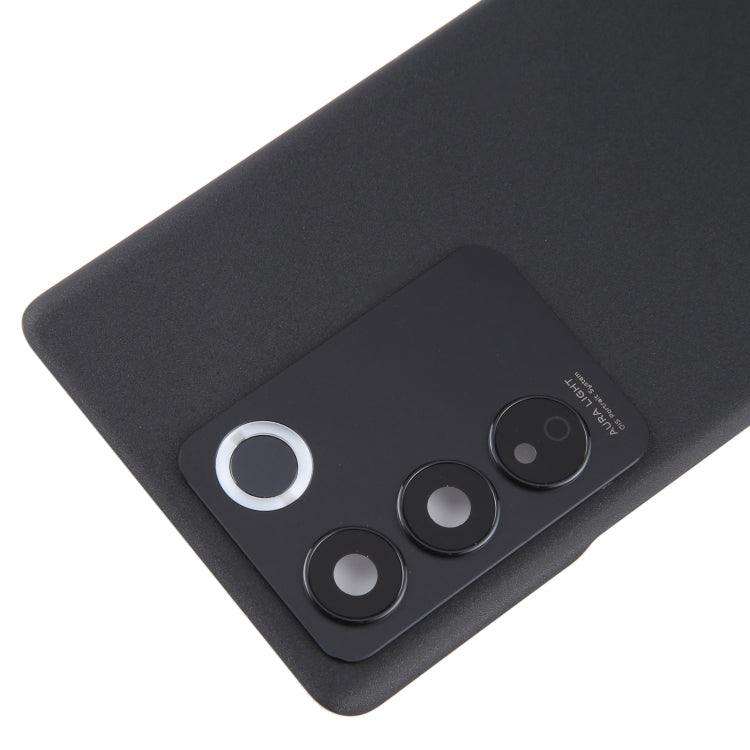 For vivo V27 Pro Original Battery Back Cover with Camera Lens Cover(Black) - Back Cover by PMC Jewellery | Online Shopping South Africa | PMC Jewellery