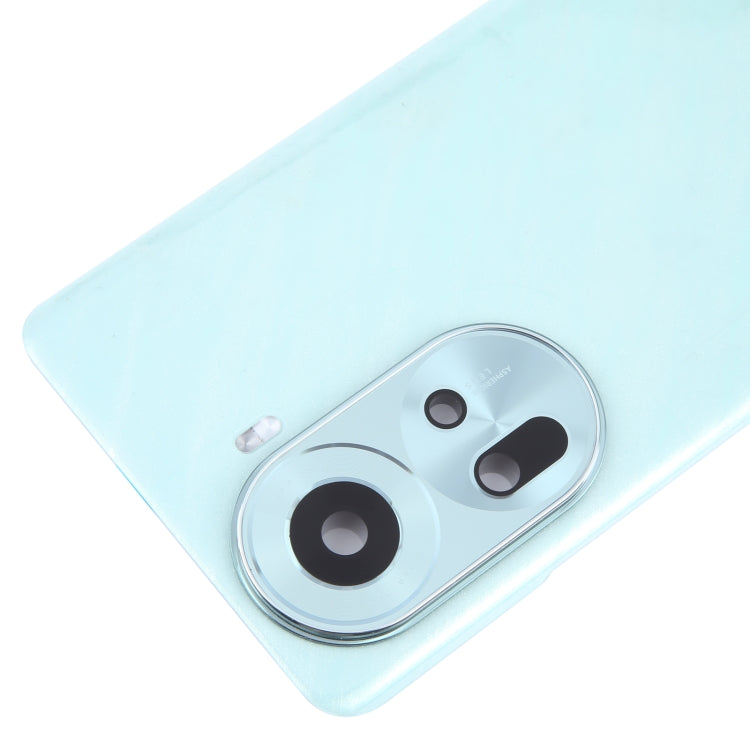 For OPPO Reno11 Global Original Battery Back Cover with Camera Lens Cover(Green) - Back Cover by PMC Jewellery | Online Shopping South Africa | PMC Jewellery | Buy Now Pay Later Mobicred