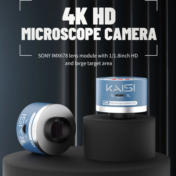 Kaisi TX1 IMX678 Sensor 55MP 4K Ultra HD Industry Microscope Camera - free shipping - PMC TechLife - Order now!