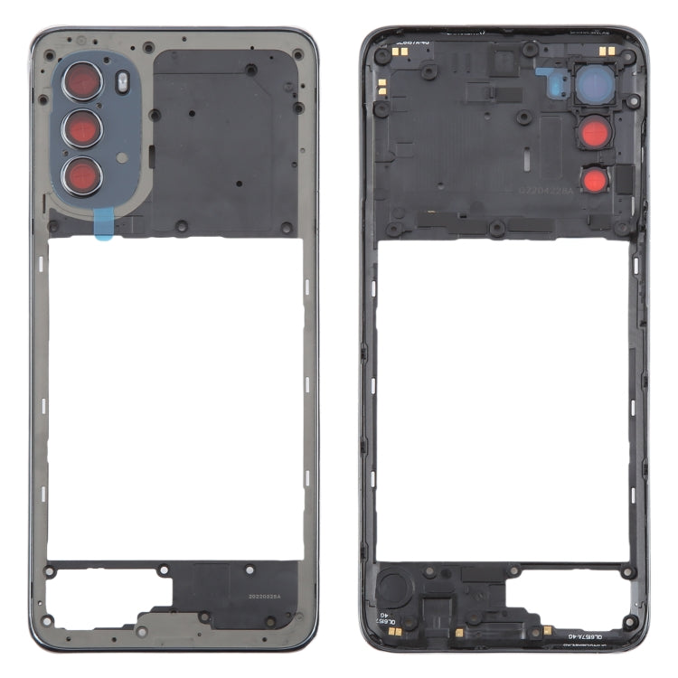 For Motorola Moto G52 Original Middle Frame Bezel Plate (Black) - Frame Bezel Plate by PMC Jewellery | Online Shopping South Africa | PMC Jewellery | Buy Now Pay Later Mobicred