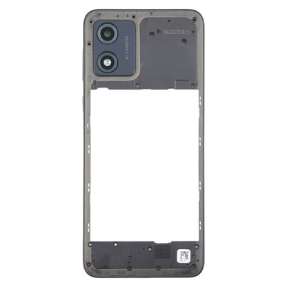 For Motorola Moto E13 Original Middle Frame Bezel Plate (Black) - Frame Bezel Plate by PMC Jewellery | Online Shopping South Africa | PMC Jewellery | Buy Now Pay Later Mobicred