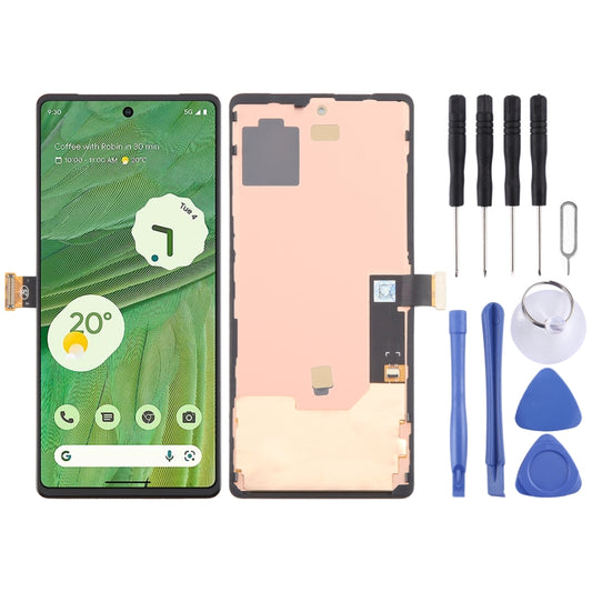 For Google Pixel 7 GVU6C GQML3 GO3Z5 OLED LCD Screen Digitizer Full Assembly with Frame - LCD Screen by PMC Jewellery | Online Shopping South Africa | PMC Jewellery | Buy Now Pay Later Mobicred