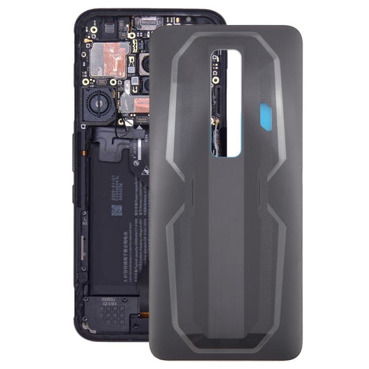 For ZTE nubia Red Magic 7 NX679J Glass Battery Back Cover(Grey) - For ZTE by PMC Jewellery | Online Shopping South Africa | PMC Jewellery | Buy Now Pay Later Mobicred