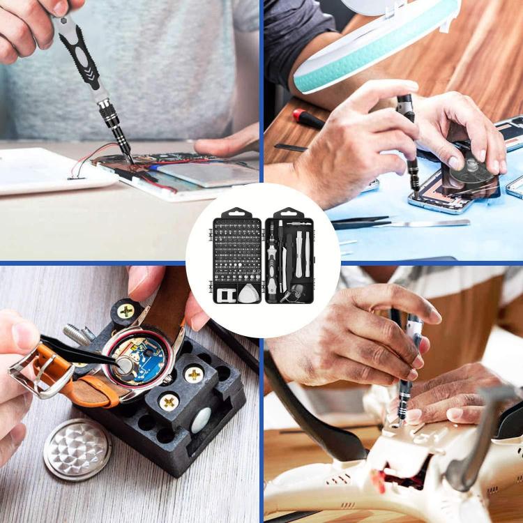 122 in 1 Precision Magnetic Screwdriver Kit (Red) - Screwdriver Set by PMC TechLife | Online Shopping South Africa | PMC TechLife | Buy Now Pay Later Mobicred