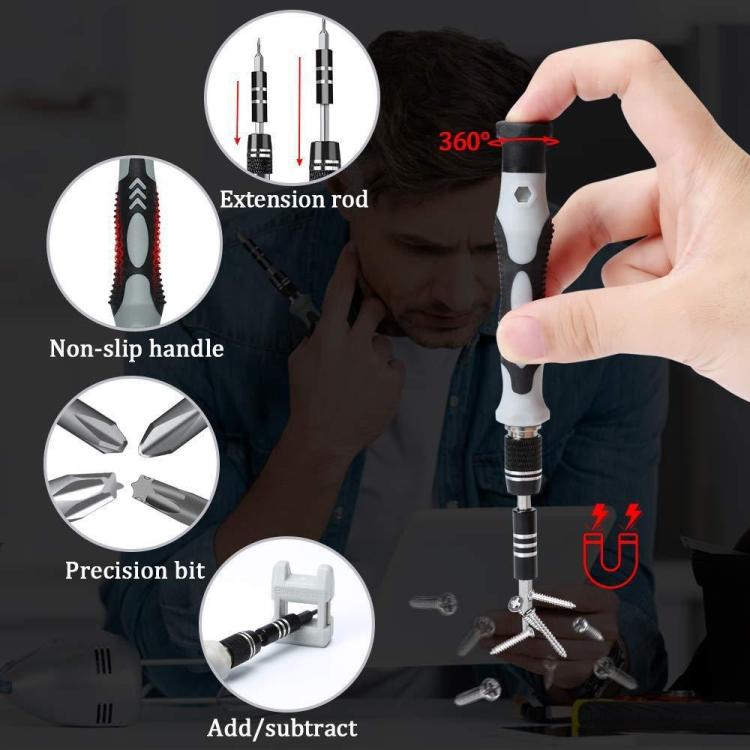 122 in 1 Precision Magnetic Screwdriver Kit(White) - Screwdriver Set by PMC Jewellery | Online Shopping South Africa | PMC Jewellery | Buy Now Pay Later Mobicred