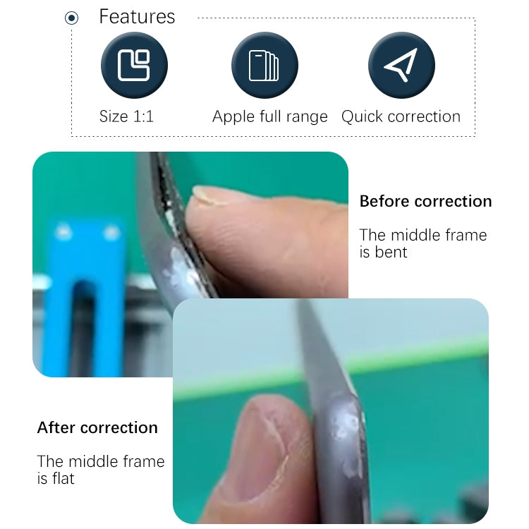 TBK-215A Mobile Phone Middle Frame Deformation and Bending Correction Repair Fixture - Repair Fixture by TBK | Online Shopping South Africa | PMC Jewellery