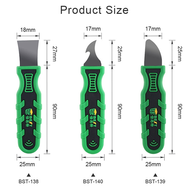 BEST BST-138 / 139 / 140 3 in 1 Mobile Phone Disassembly Stainless Steel Clean Kit - Tool Kits by BEST | Online Shopping South Africa | PMC TechLife | Buy Now Pay Later Mobicred