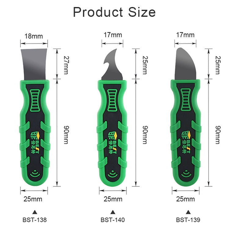 BEST BST-138 / 139 / 140 3 in 1 Mobile Phone Disassembly Stainless Steel Clean Kit - Tool Kits by BEST | Online Shopping South Africa | PMC Jewellery | Buy Now Pay Later Mobicred