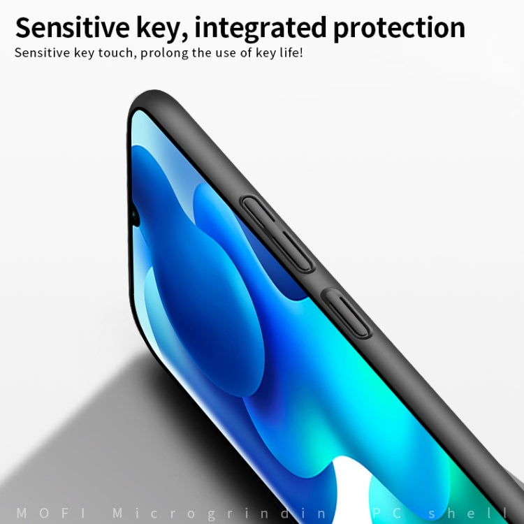 For Xiaomi Mi 10 Lite MOFI Frosted PC Ultra-thin Hard Case(Black) - Xiaomi Cases by MOFI | Online Shopping South Africa | PMC TechLife | Buy Now Pay Later Mobicred
