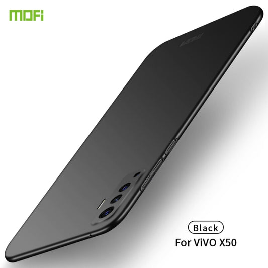 For Vivo X50 MOFI Frosted PC Ultra-thin Hard Case(Black) - vivo Cases by MOFI | Online Shopping South Africa | PMC Jewellery